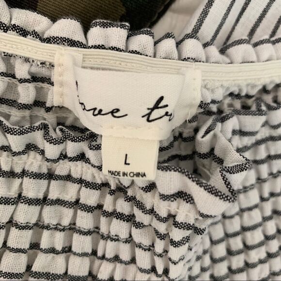 Love Tree wide shirred waistband striped pants - L‎ - Picture 13 of 15